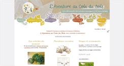 Desktop Screenshot of laventureaucoindubois.org